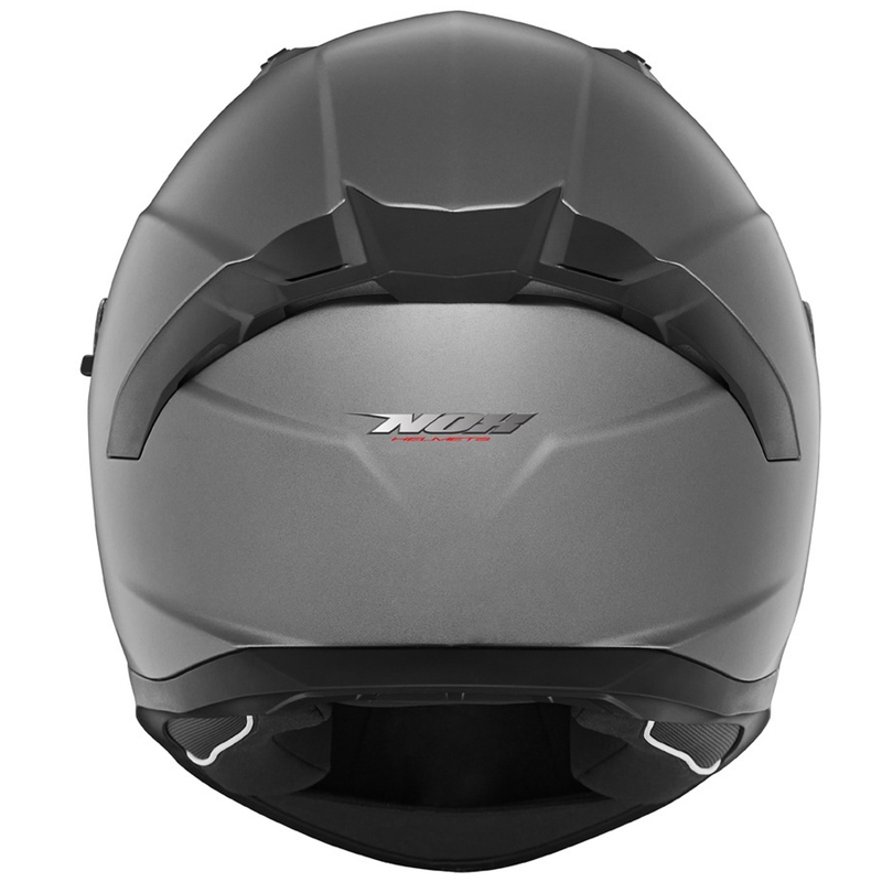 Kask motocyklowy integralny NOX N401, matowy tytan