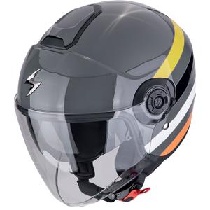 Kask otwarty Scorpion EXO-CITY II BEE szaro-żółto-czarny