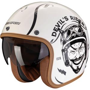 Kask motocyklowy otwarty Scorpion Belfast Evo ROMEO kremowo-czarny