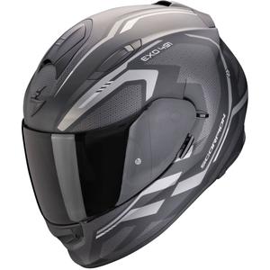 Kask motocyklowy integralny Scorpion EXO-491 KRYPTA matowy czarno-srebrny