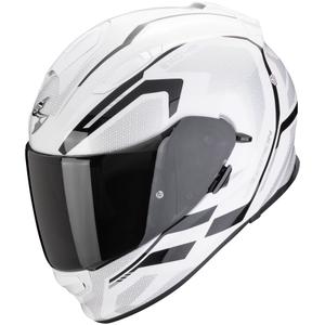 Kask motocyklowy integralny Scorpion EXO-491 KRYPTA biało-czarny