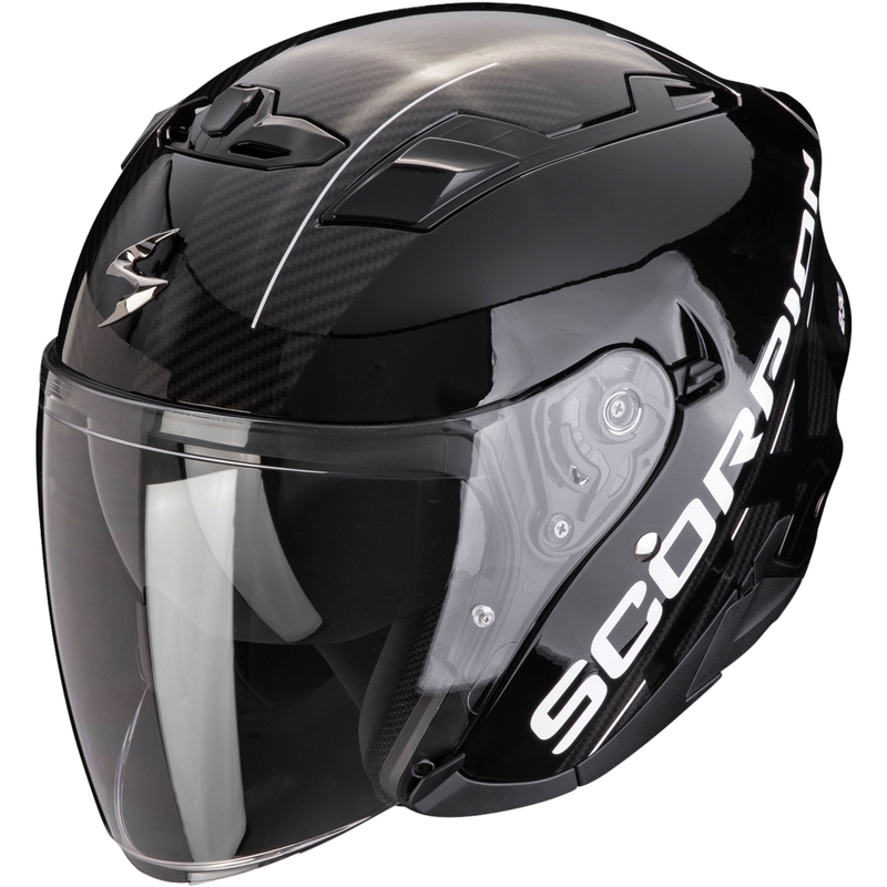Kask motocyklowy otwarty SCORPION EXO-230 QR czarno-srebrny wyprzedaż