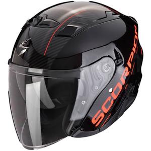 Kask motocyklowy otwarty SCORPION EXO-230 QR czarno-czerwony