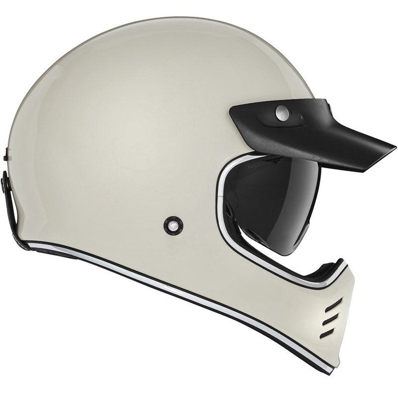 Kask motocyklowy integralny NOX PREMIUM SEVENTY II kość słoniowa