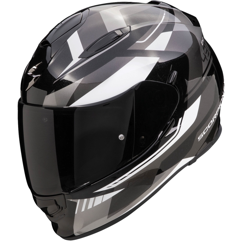 Kask motocyklowy integralny Scorpion EXO-491 Abilis czarno-szaro-biały wyprzedaż