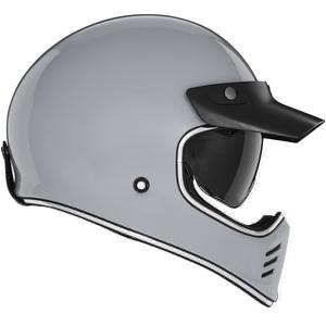 Kask motocyklowy integralny NOX PREMIUM SEVENTY II szary