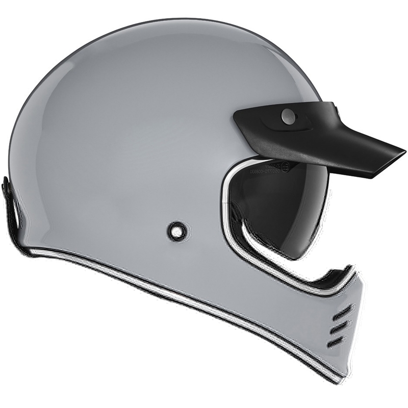 Kask motocyklowy integralny NOX PREMIUM SEVENTY II szary