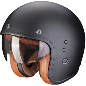 Kask otwarty SCORPION BELFAST EVO LUXE czarny matowy