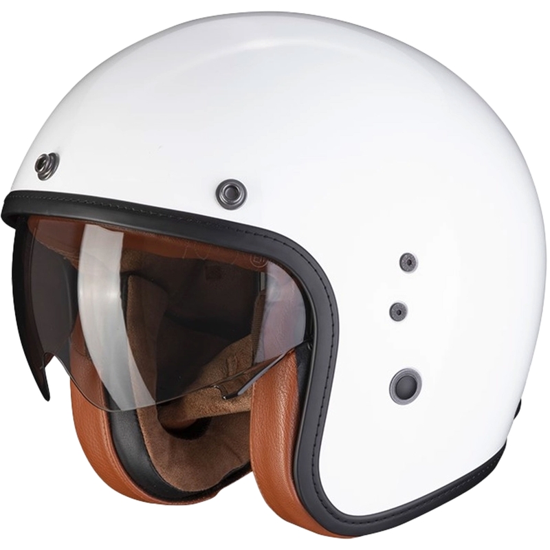 Kask otwarty SCORPION BELFAST EVO LUXE biały