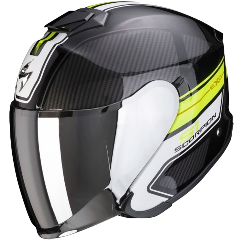 Kask otwarty Scorpion EXO-S1 Cross-Ville czarny-fluo żółty