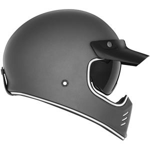 Kask motocyklowy integralny NOX PREMIUM SEVENTY II, tytanowy