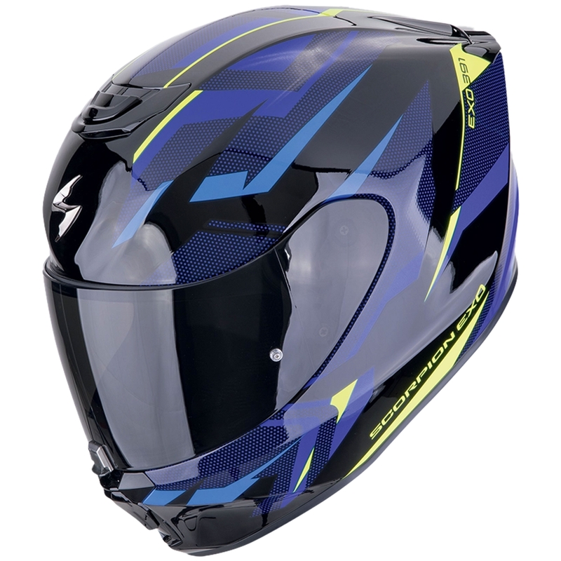 Kask motocyklowy integralny Scorpion EXO-391 AAXO czarno-niebieski