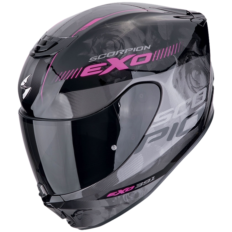 Integralny kask motocyklowy Scorpion EXO-391 AVA czarno-różowy