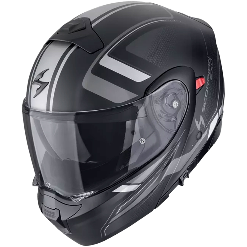 Modułowy kask motocyklowy Scorpion EXO-930 EVO ARDENS matowy czarno-srebrny