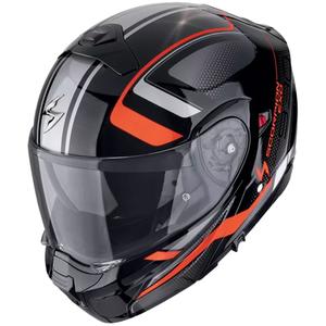 Modułowy kask motocyklowy Scorpion EXO-930 EVO ARDENS metalik czarno-czerwony
