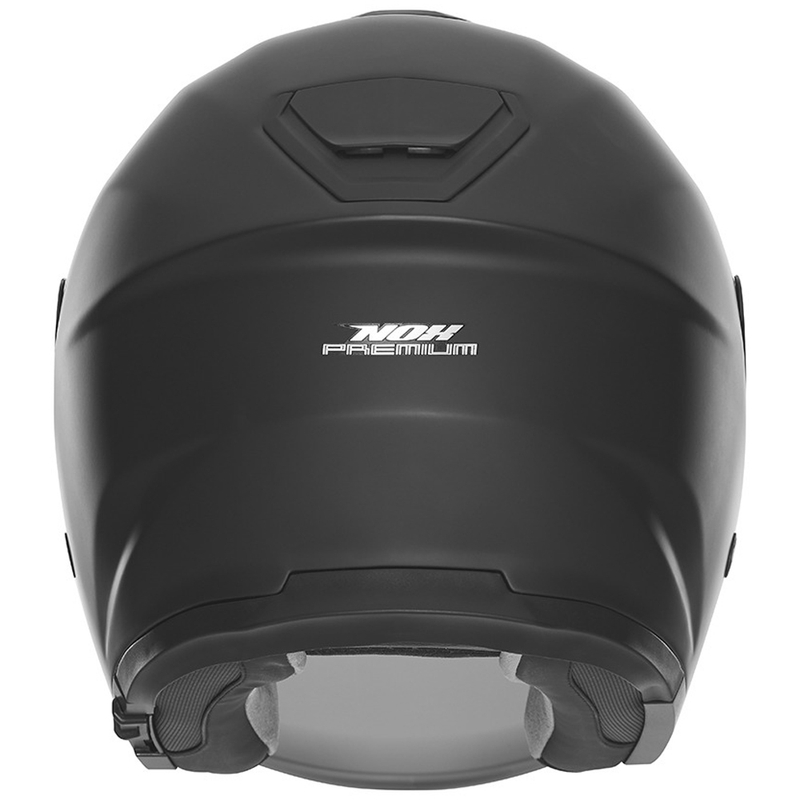 Kask motocyklowy otwarty NOX PREMIUM SPY matowy czarny