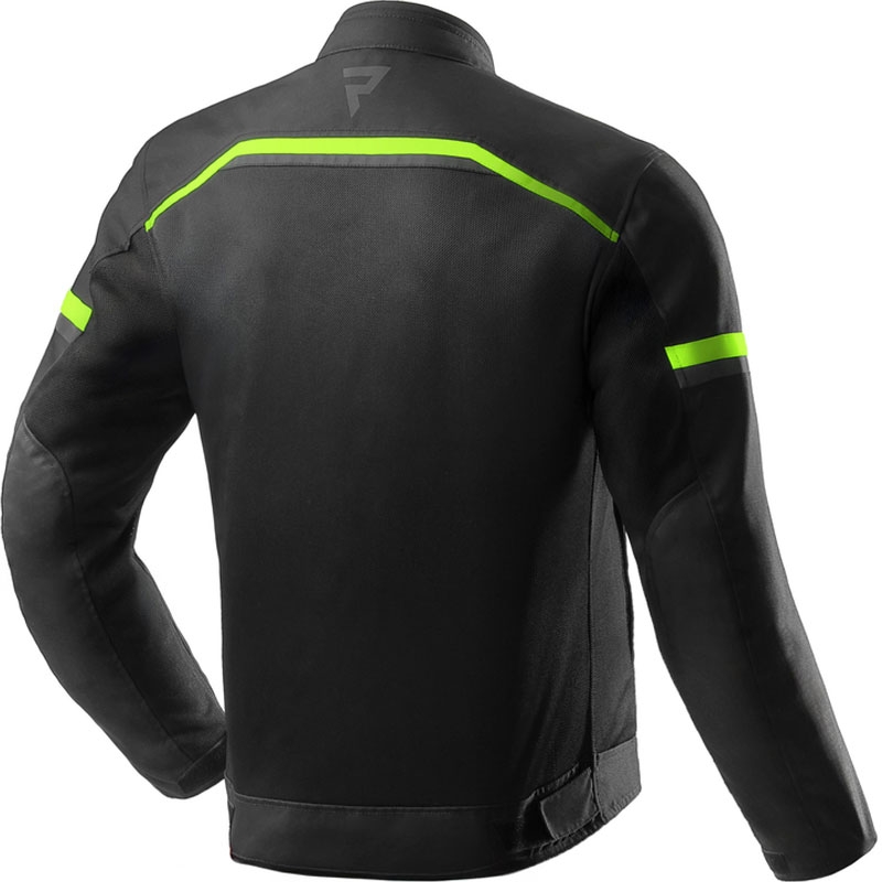 Kurtka motocyklowa Rebelhorn Echo czarno-fluo-żółta