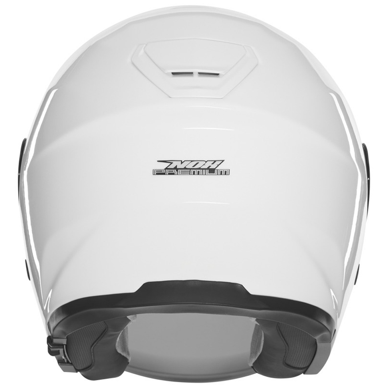 Kask motocyklowy otwarty NOX PREMIUM SPY biały