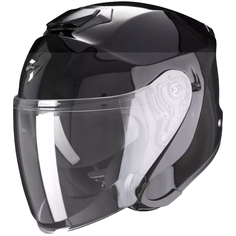Otwarty kask motocyklowy Scorpion EXO-S1 Solid czarny połysk