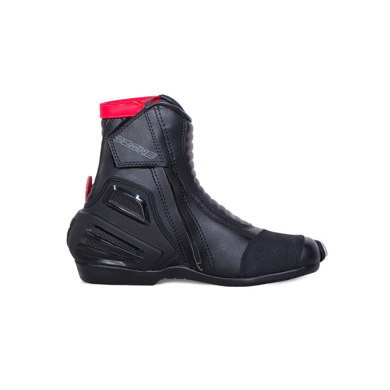 Buty motocyklowe Ozone Urban II CE czarno-czerwone wyprzedaż