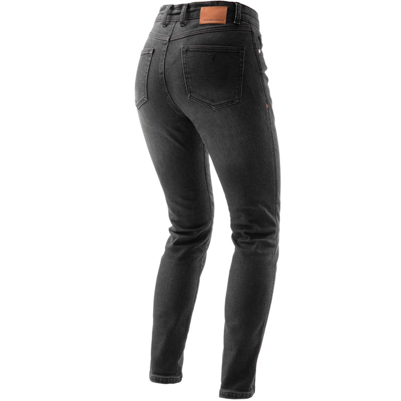 Damskie jeansy motocyklowe Rebelhorn Bronco washed black