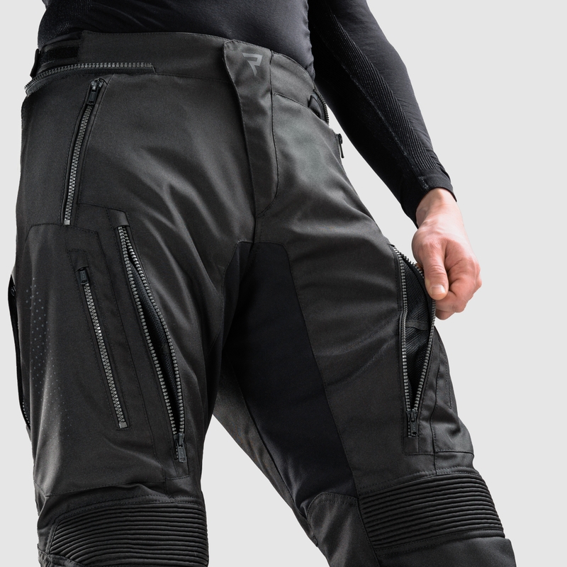 Spodnie motocyklowe Rebelhorn Hiker IV skrócone czarne