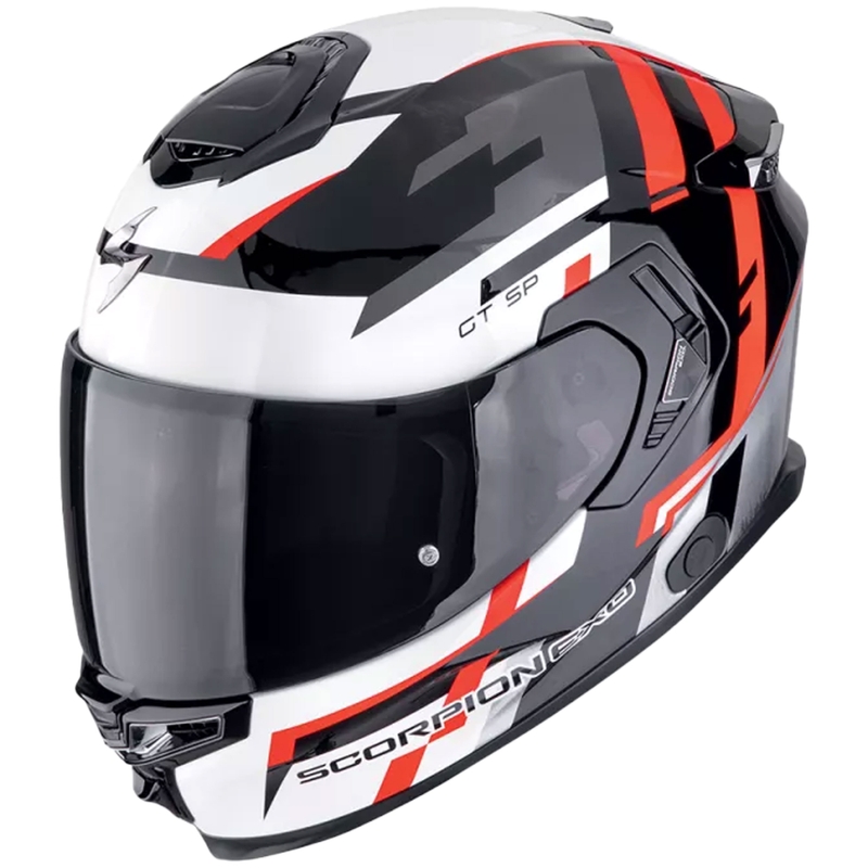 Integralny kask motocyklowy Scorpion EXO-GT SP AIR TORNADO czarno-czerwony