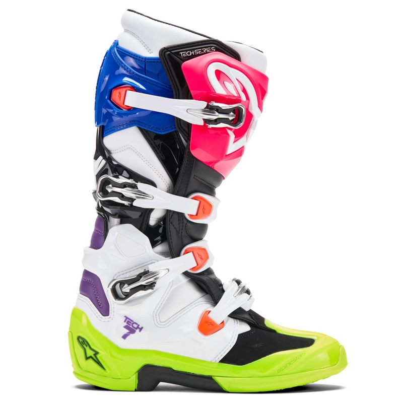 Buty motocrossowe Alpinestars TECH 7 w limitowanej edycji Hay w kolorze wielokolorowym