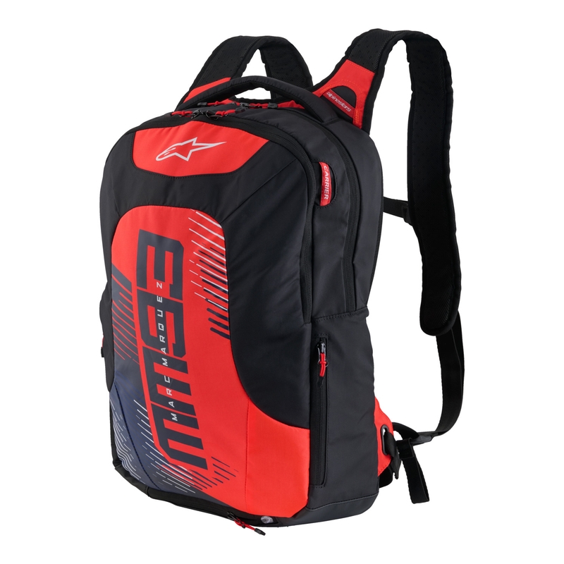 Plecak Alpinestars City Hunter V2 MM93 fluo czerwono-niebiesko-czarno-biały