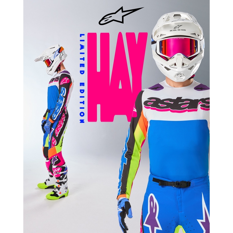 Koszulka motocrossowa Alpinestars Supertech SX limitowana edycja HAY wielokolorowa