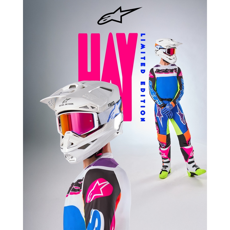 Koszulka motocrossowa Alpinestars Supertech SX limitowana edycja HAY wielokolorowa