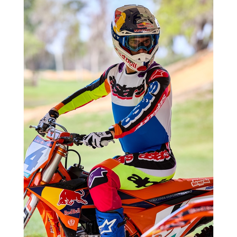 Koszulka motocrossowa Alpinestars Supertech SX limitowana edycja HAY wielokolorowa