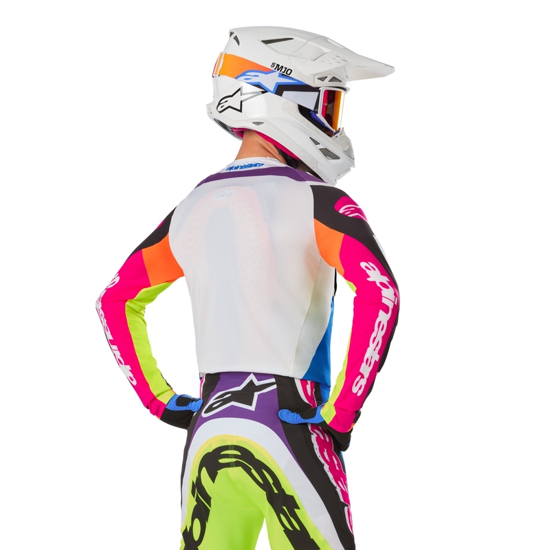 Koszulka motocrossowa Alpinestars Supertech SX limitowana edycja HAY wielokolorowa