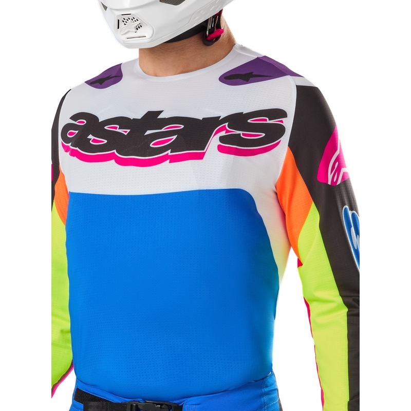 Koszulka motocrossowa Alpinestars Supertech SX limitowana edycja HAY wielokolorowa