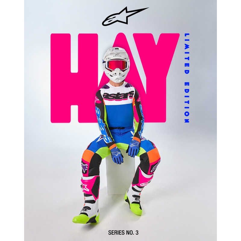 Koszulka motocrossowa Alpinestars Supertech SX limitowana edycja HAY wielokolorowa