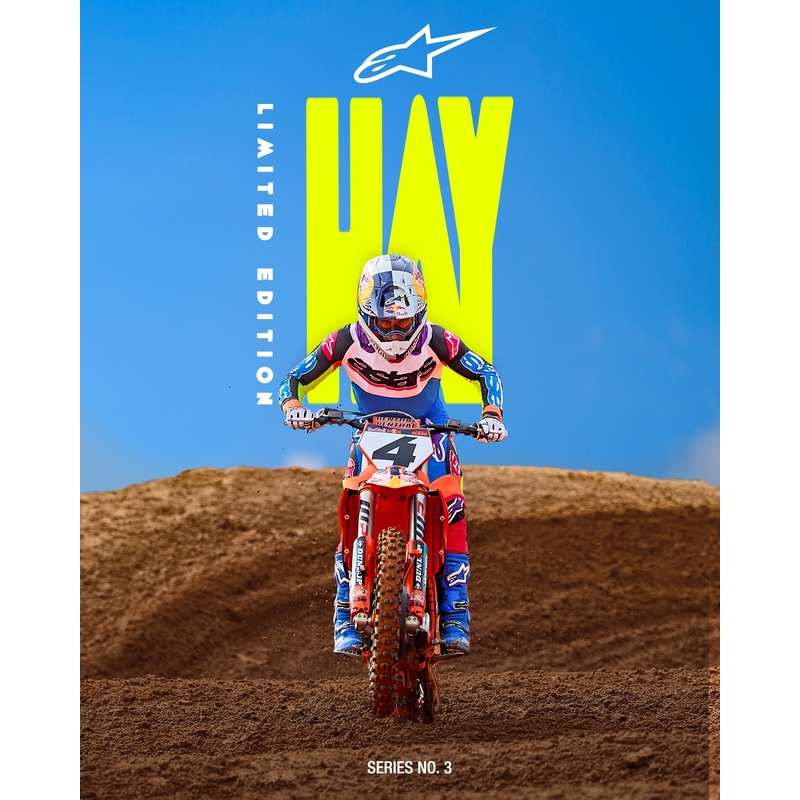 Spodnie motocrossowe Alpinestars SUPERTECH edycja limitowana HAY wielokolorowe