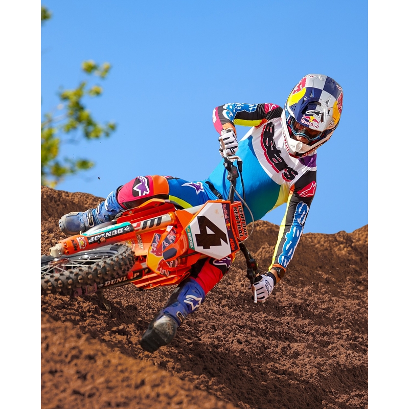 Spodnie motocrossowe Alpinestars SUPERTECH edycja limitowana HAY wielokolorowe