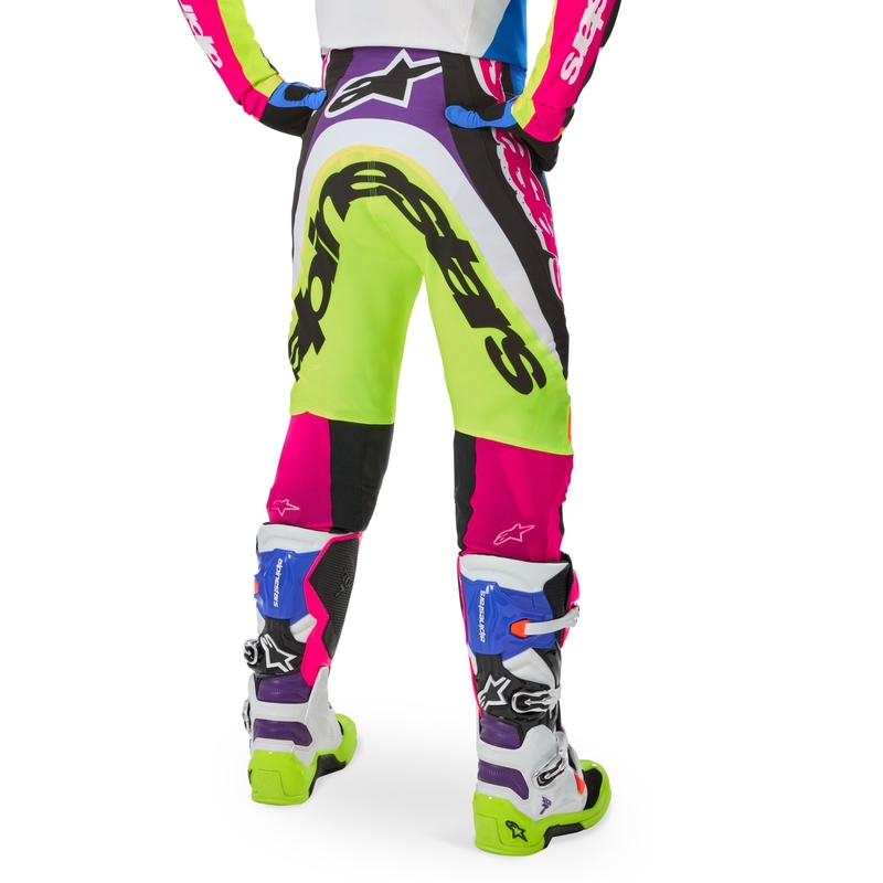 Spodnie motocrossowe Alpinestars SUPERTECH edycja limitowana HAY wielokolorowe