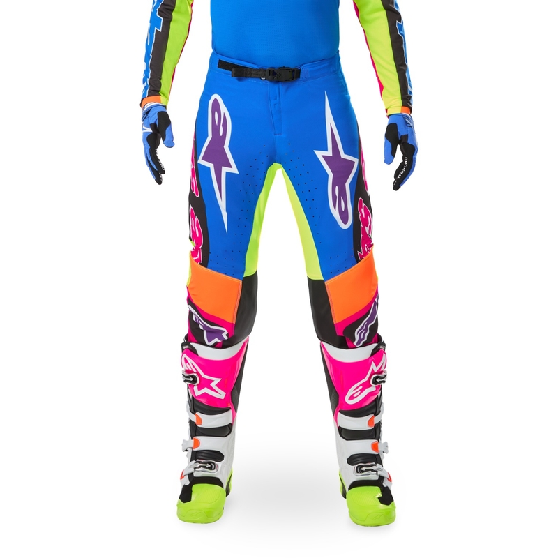 Spodnie motocrossowe Alpinestars SUPERTECH edycja limitowana HAY wielokolorowe