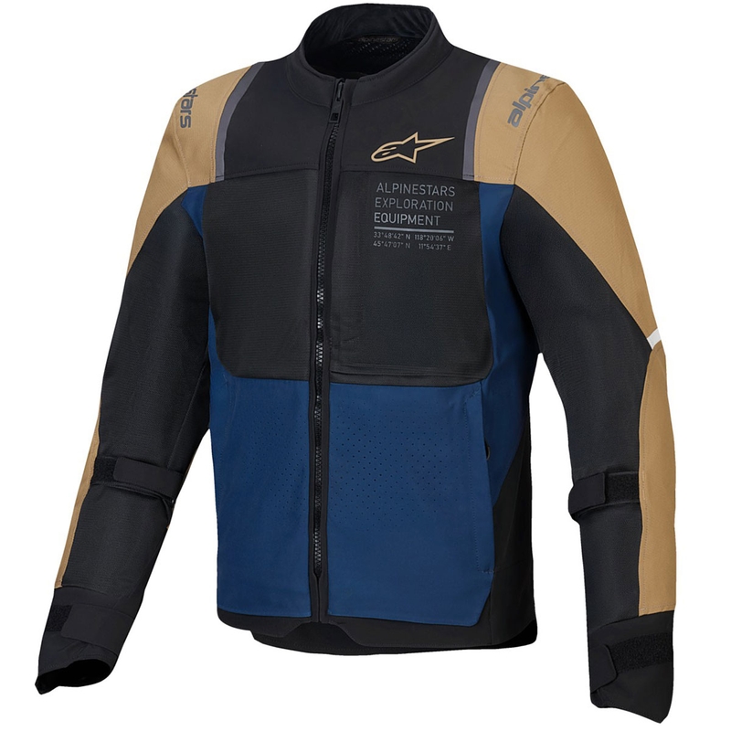 Kurtka motocyklowa Alpinestars ST-2 Air granatowo-ciemnokhaki-czarna