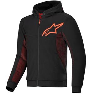 Bluza motocyklowa Alpinestars Chrome Air Sport czarno-czerwona