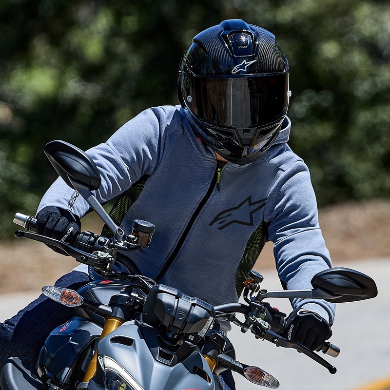 Bluza motocyklowa Alpinestars Chrome Air Sport szaro-czarno-ciemnokhaki
