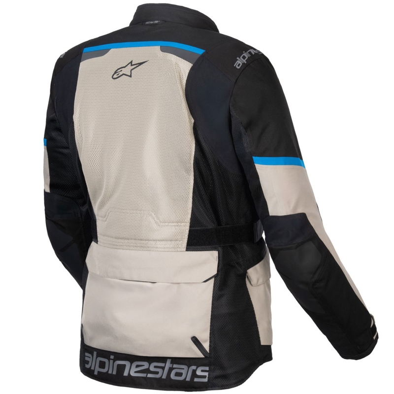 Kurtka motocyklowa Alpinestars Andes Air Drystar czarno-szara zielono-niebieska