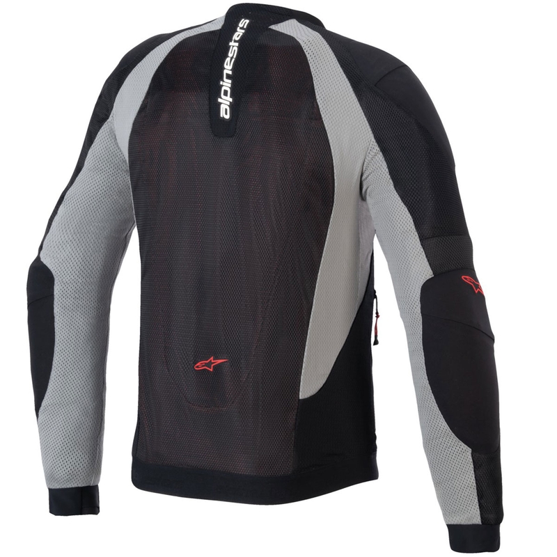 Kurtka motocyklowa Alpinestars TROOP-AIR czarno-jasnoszara-czerwona