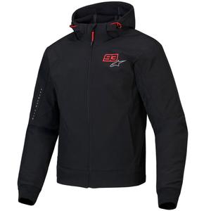 Kurtka motocyklowa Alpinestars RADIUM TECH HOODIE MM93 czarno-czerwono-szara