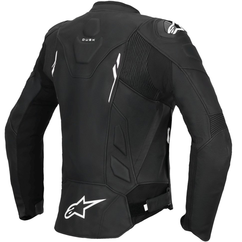 Kurtka motocyklowa skórzana damska Alpinestars Stella Dusk czarno-biała