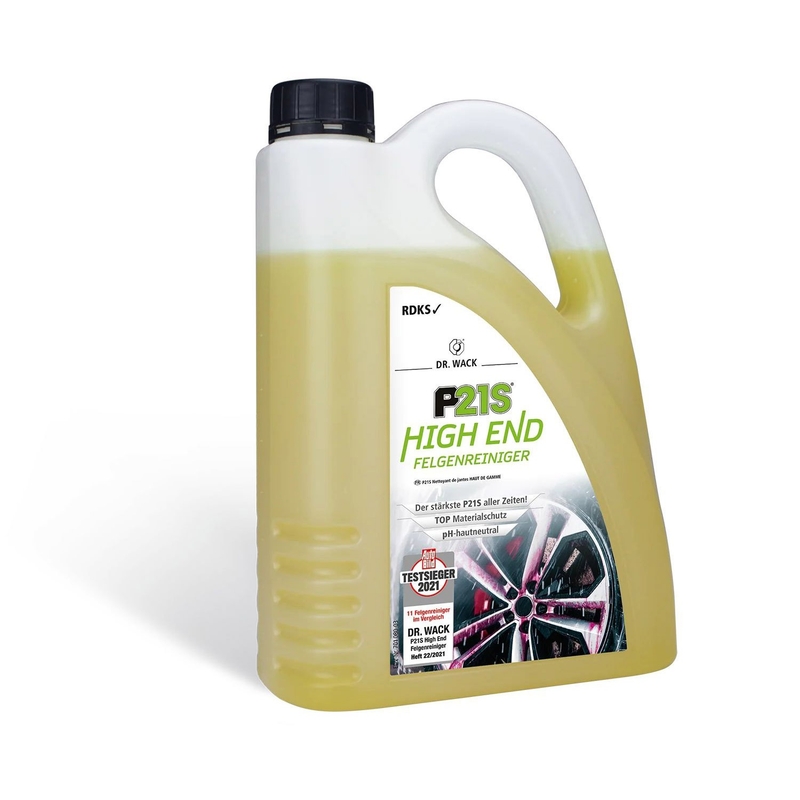 Żel do czyszczenia felg, który reaguje z zanieczyszczeniami żelazistymi Dr. Wack High End Wheel Cleaner 2 l