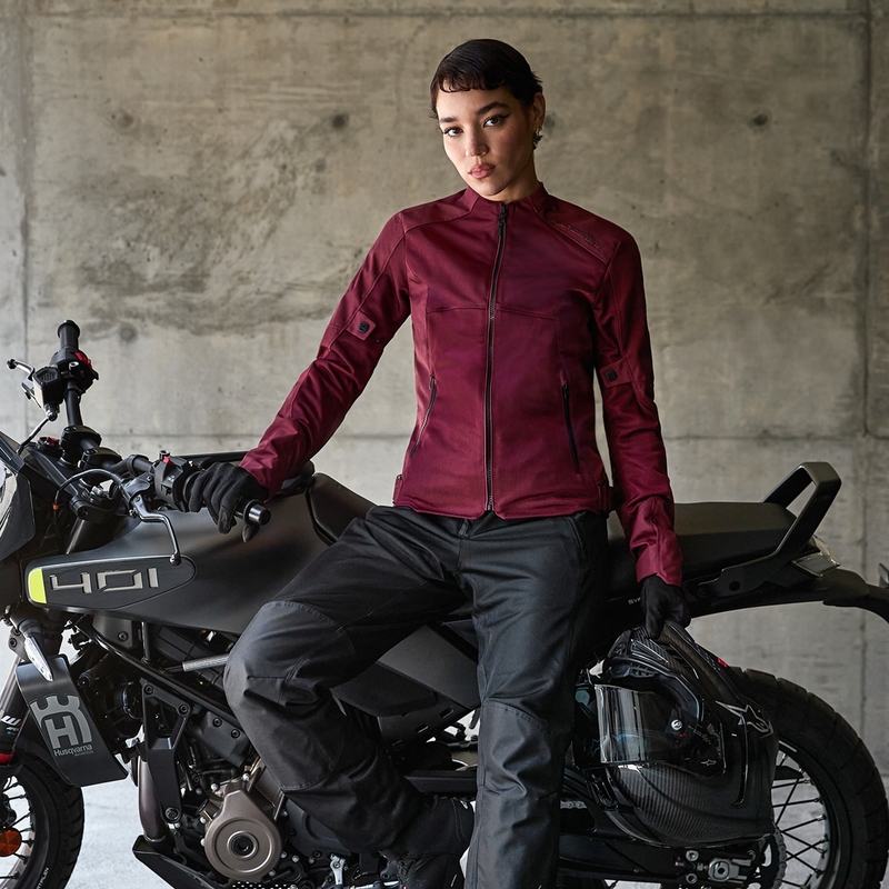 Kurtka motocyklowa damska Alpinestars STELLA C-1 AIR fioletowa