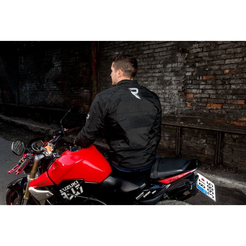 Kurtka motocyklowa Street Racer Definit czarna wyprzedaż