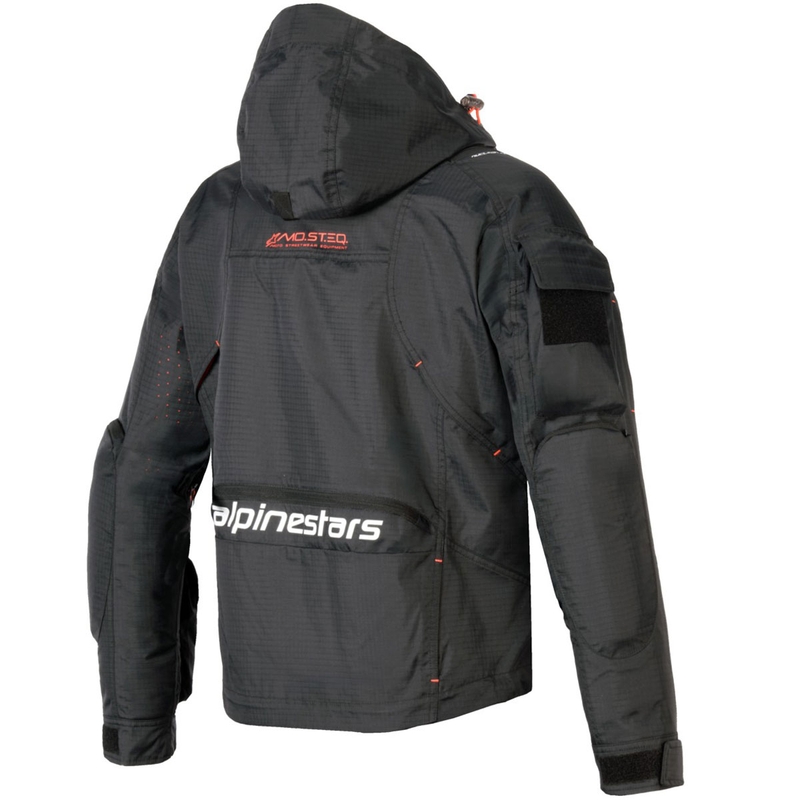 Kurtka motocyklowa damska Alpinestars MOLLY AIR czarno-fluo koralowa